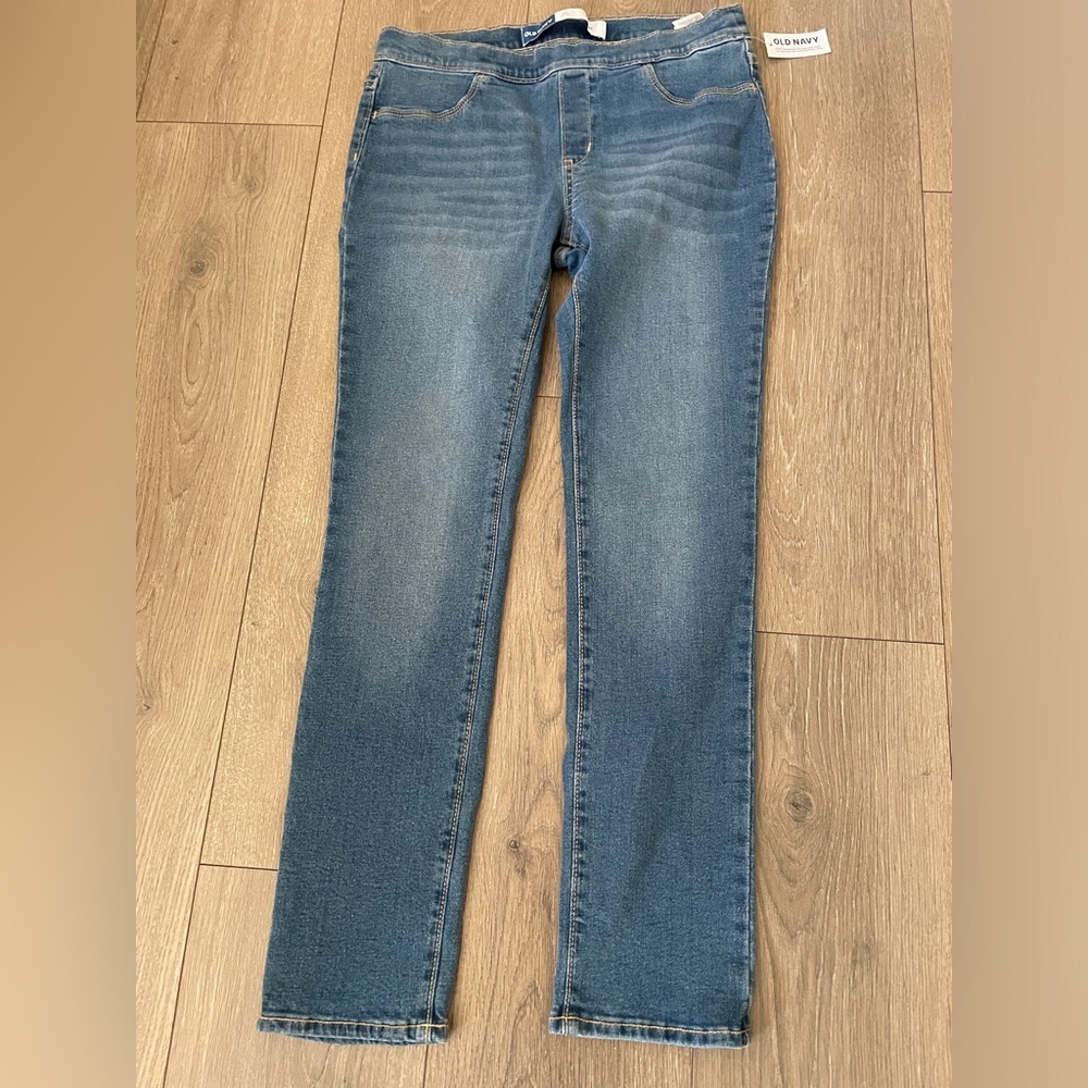 NWT Old Navy girls skinny pull-on jeans -size XL (14-16)
